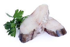 Стейк пикши атлантической, 1/5 кг.